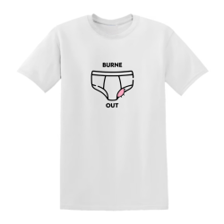T-shirt blanc - Burne out