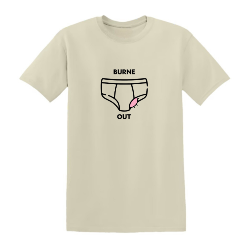 T-shirt - Burne Out – idée cadeau drôle