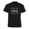 T-shirt col V humour J’peux pas j’ai Grand Prix | Teetoi