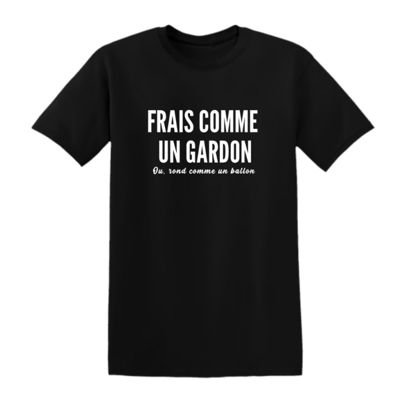 T-shirt - Frais comme un gardon - Noir