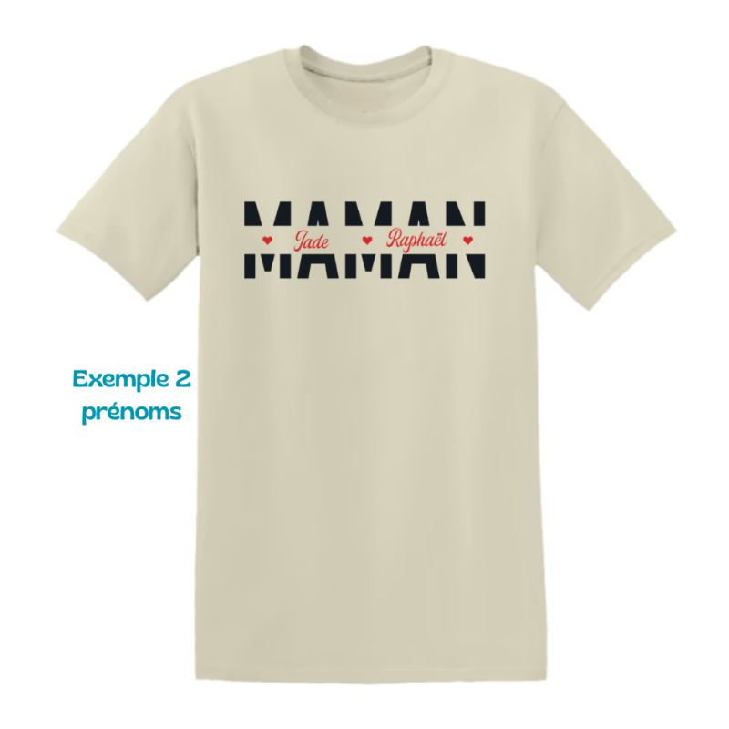 T-shirt - Maman à personnaliser