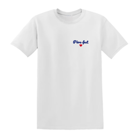 T-shirt brodé Père-fect | Cadeau original fête des pères