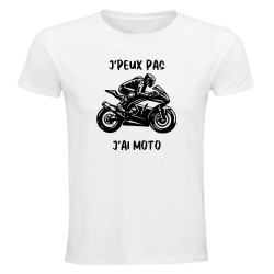 T-shirt moto - "J'peux pas j'ai moto" – Teetoi