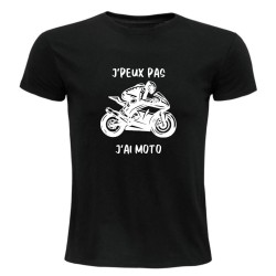 T-shirt moto - "J'peux pas j'ai moto" – Teetoi