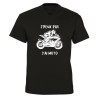 T-shirt col V - "J'peux pas j'ai moto" – Teetoi