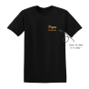 T-shirt brodé personnalisé Papa depuis [Année] – Cadeau papa original