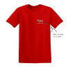 T-shirt brodé personnalisé Papa depuis [Année] – Cadeau papa original