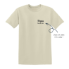 T-shirt brodé personnalisé Papa depuis [Année] – Cadeau papa original