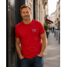 T-shirt brodé personnalisé Papa depuis [Année] – Cadeau papa original