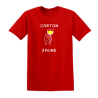 T-shirt humour - Carton Jaune, Football et Apéro - Teetoi