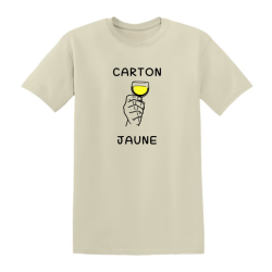 T-shirt humour - Carton Jaune, Football et Apéro - Teetoi