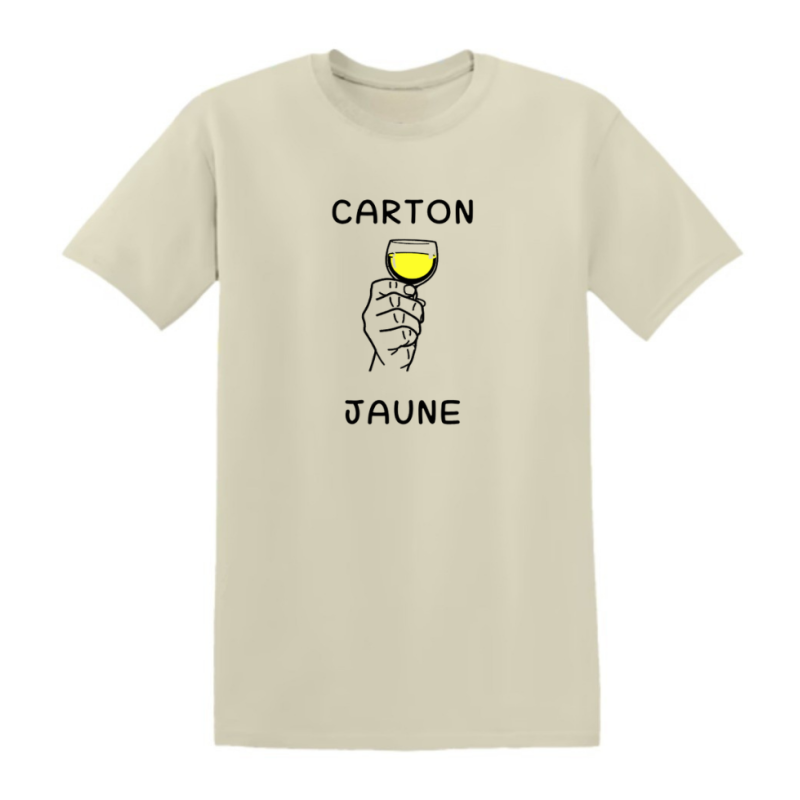 T-shirt humour - Carton Jaune, Football et Apéro - Teetoi