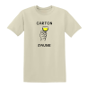 T-shirt humour - Carton Jaune, Football et Apéro - Teetoi