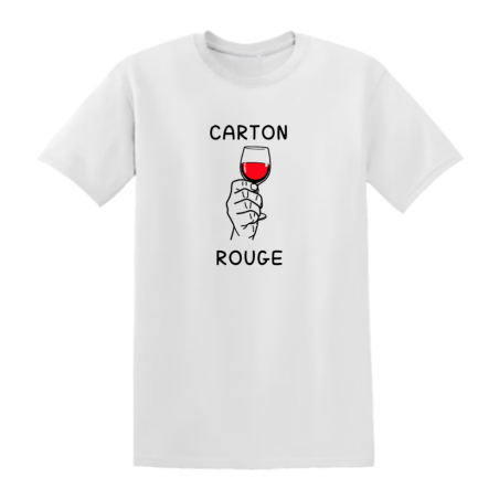 T-shirt humour - Carton Rouge, Football et Apéro - Teetoi