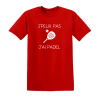 T-shirt - "J'peux pas j'ai padel" – Teetoi