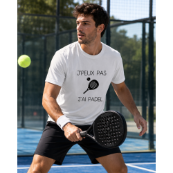 T-shirt - "J'peux pas j'ai padel" – Teetoi