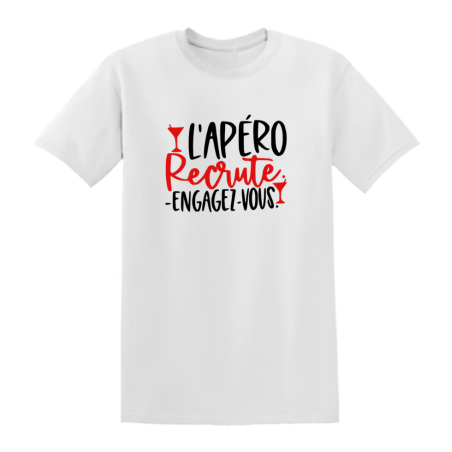 T-shirt - L'apéro recrute