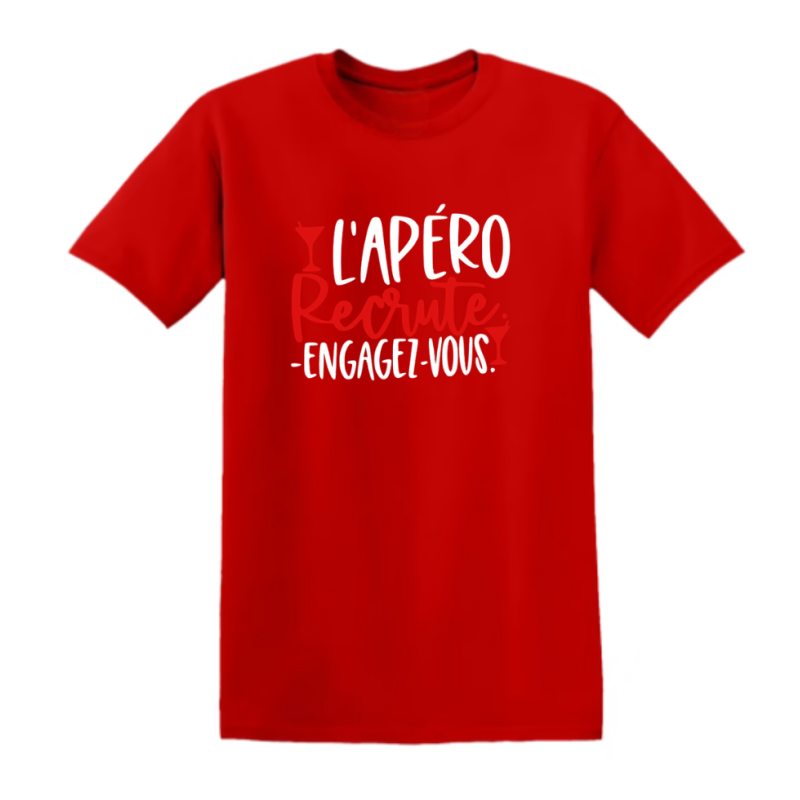T-shirt - L'apéro recrute