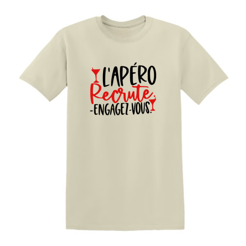 T-shirt - L'apéro recrute