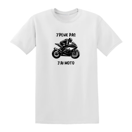 T-shirt moto - "J'peux pas j'ai moto" – Teetoi