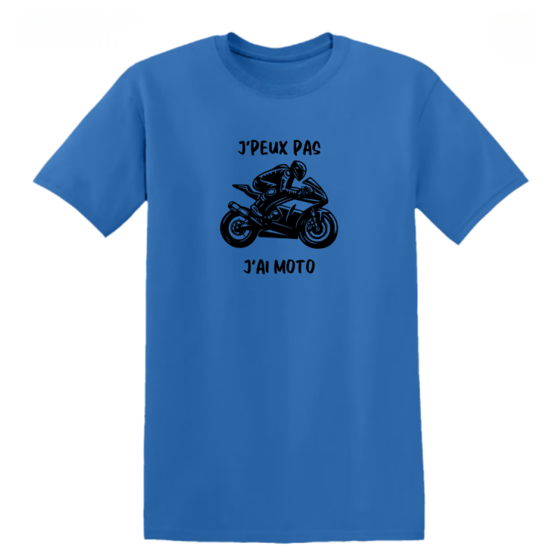 T-shirt moto - "J'peux pas j'ai moto" – Teetoi