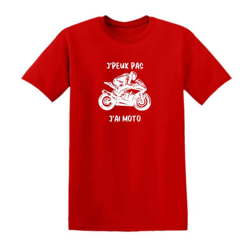 T-shirt moto - "J'peux pas j'ai moto" – Teetoi