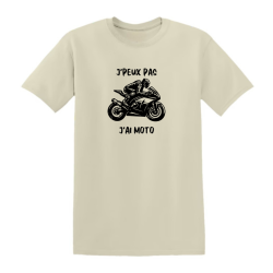 T-shirt moto - "J'peux pas j'ai moto" – Teetoi
