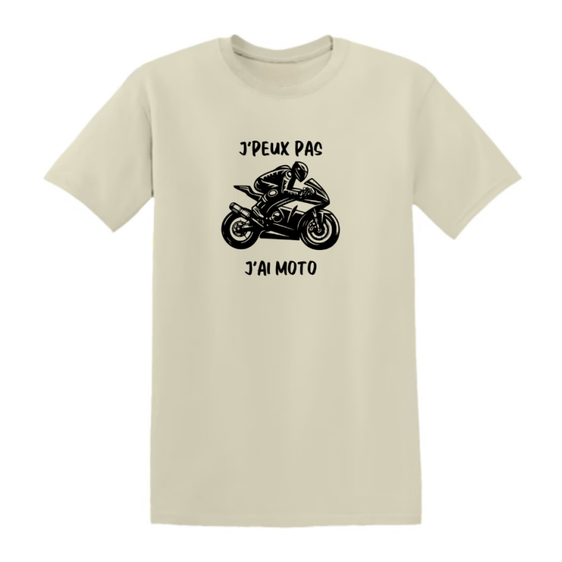 T-shirt moto - "J'peux pas j'ai moto" – Teetoi