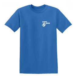 T-shirt Carpe Diem - Bleu recto