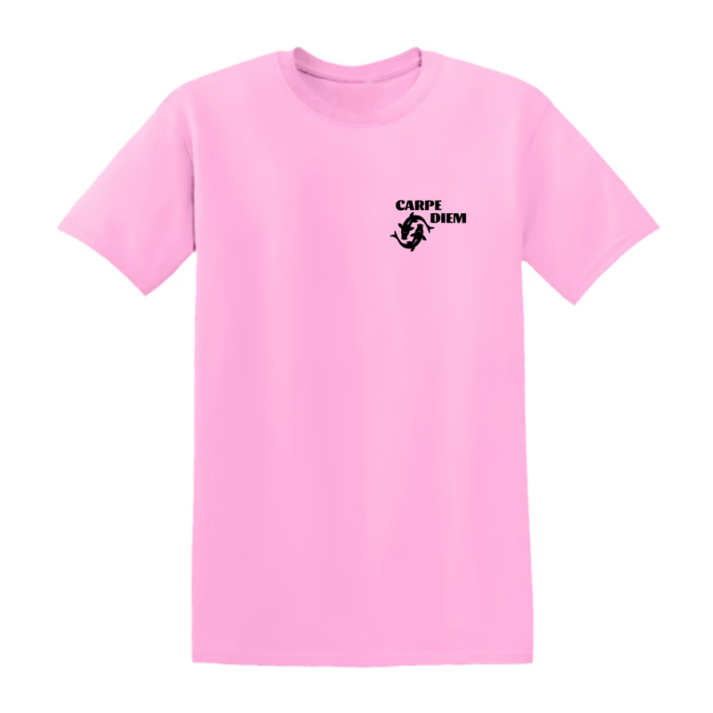 T-shirt Carpe Diem - Rose recto