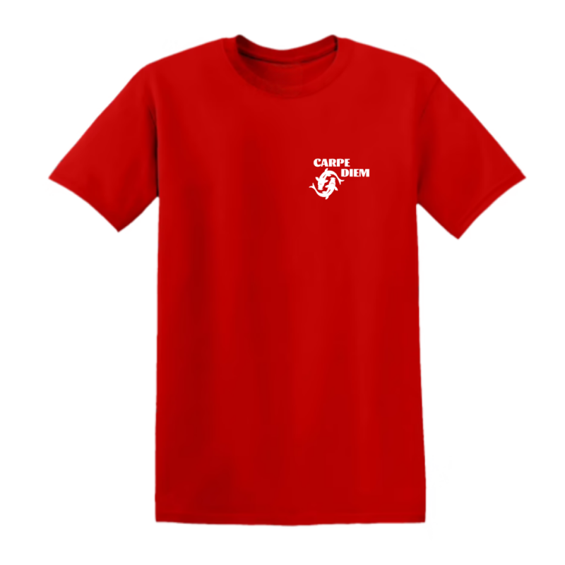 T-shirt Carpe Diem - Rouge recto