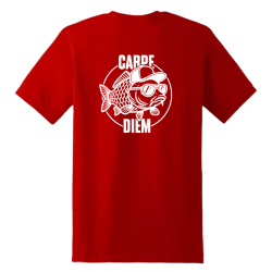 T-shirt Carpe Diem - Rouge verso
