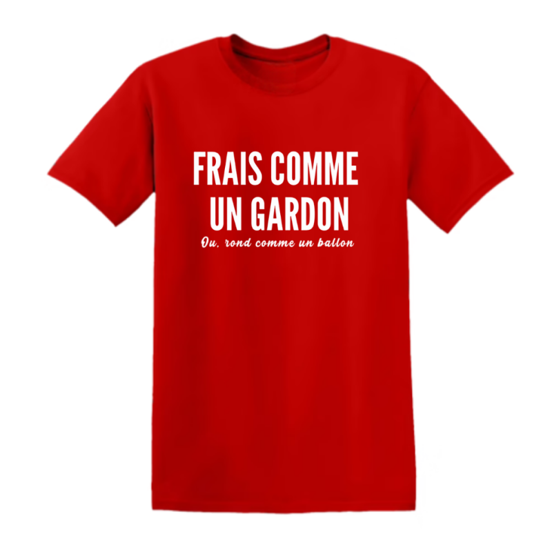 T-shirt - Frais comme un gardon - Rouge