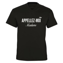T-shirt col V - Appelez-moi Madame