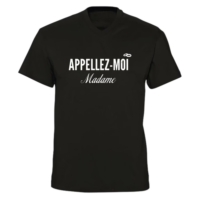 T-shirt col V - Appelez-moi Madame