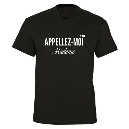 T-shirt col V - Appelez-moi Madame